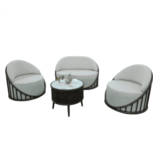 Bộ Sofa VC-073 - Gỗ Tần Bì Màu Nâu