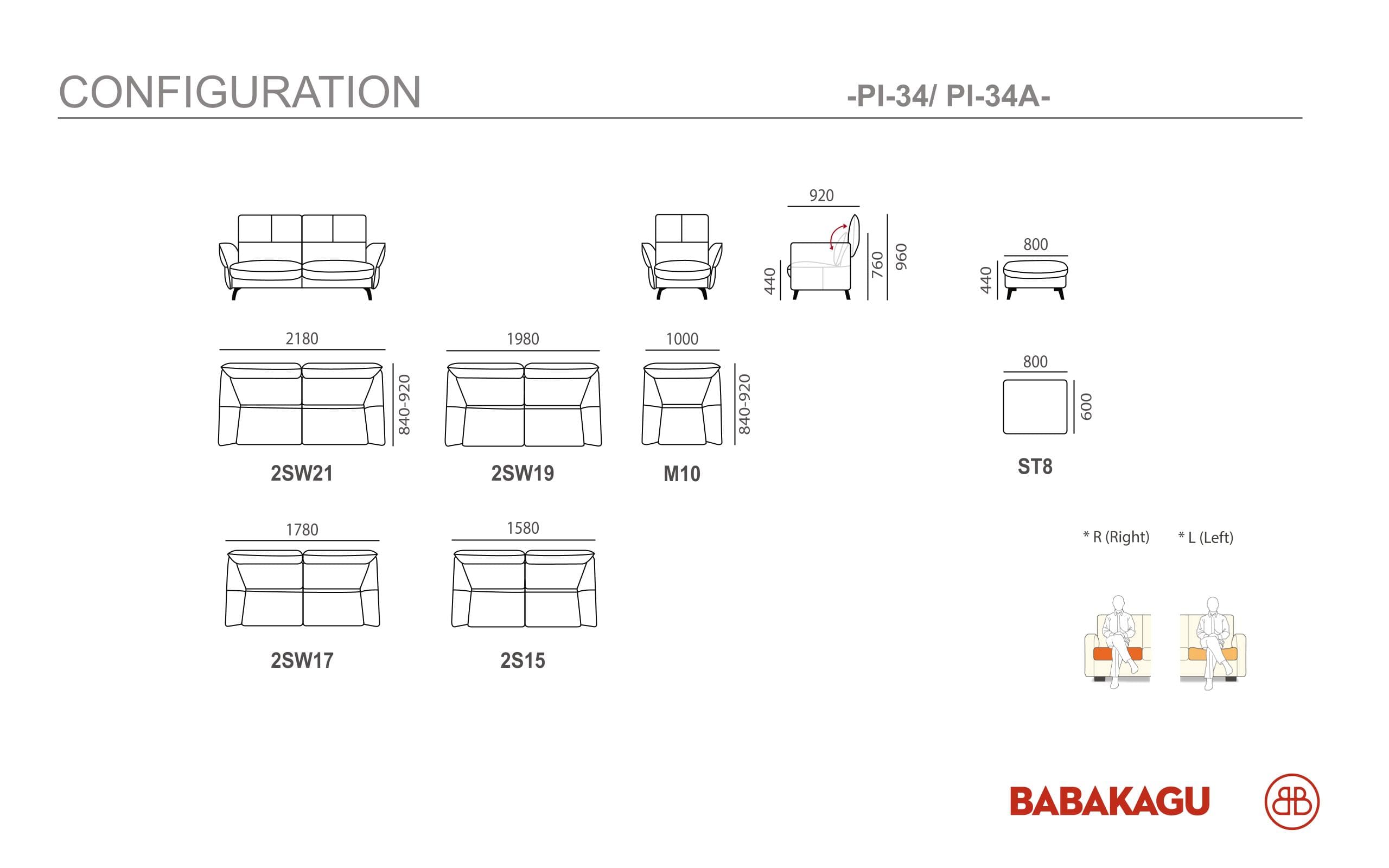 SOFA DA CAO CẤP PI-34 - Hình ảnh 2