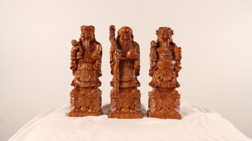 Bộ Tam Đa Phúc – Lộc – Thọ (Gỗ Pơ Mu)