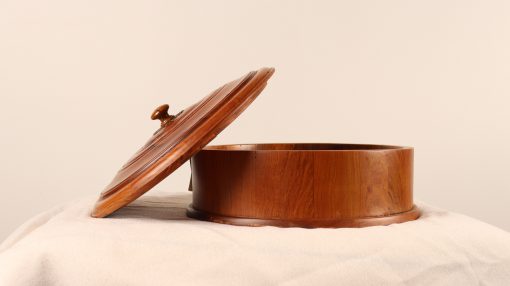 Hộp Mứt Tròn (Gỗ Hương Đá) - Hình ảnh 4