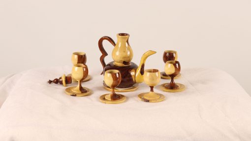 Bộ Ấm Trà gỗ - Hình ảnh 5